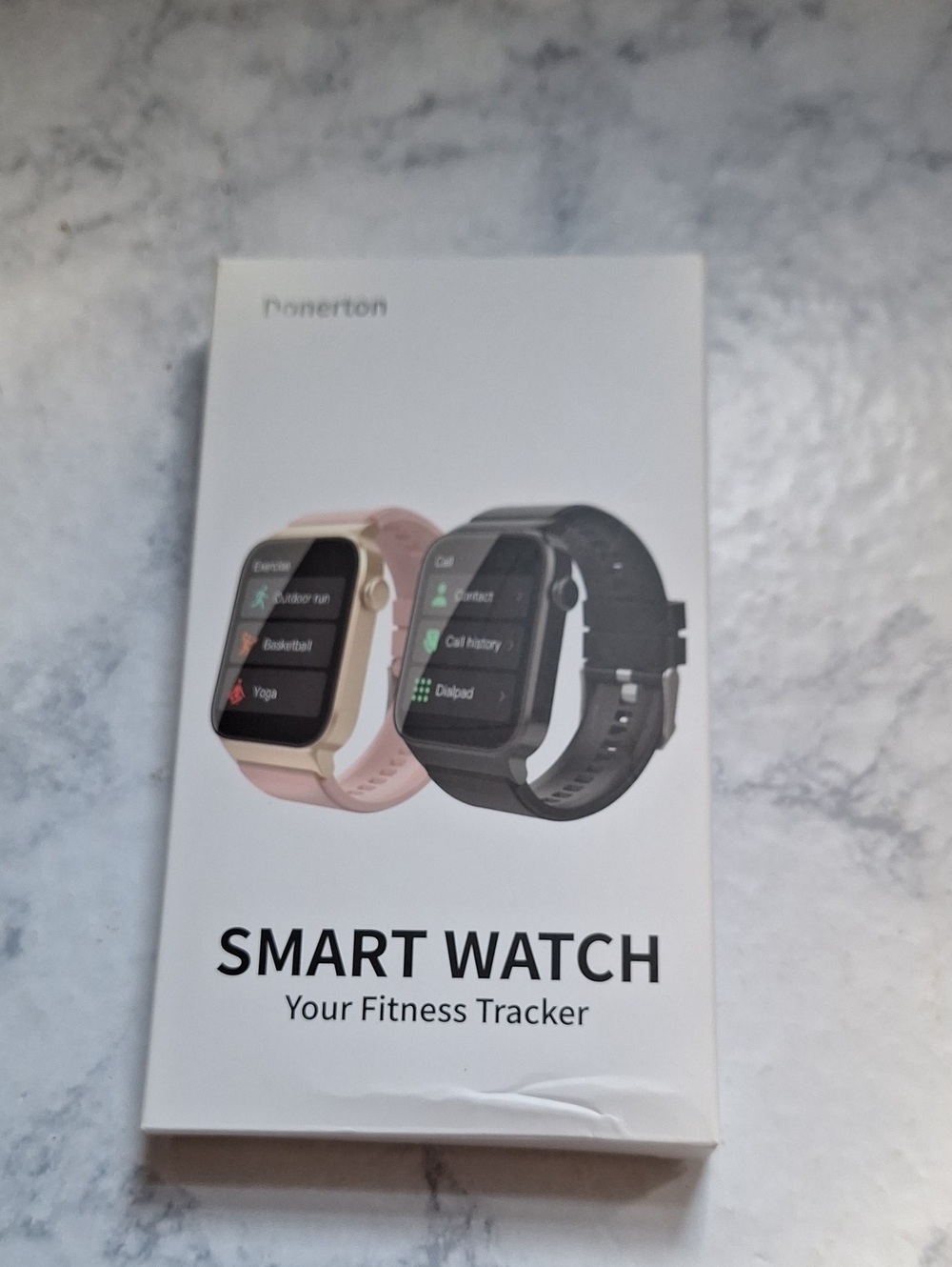 Smart Watch - Pink and Black Fitness Tracker